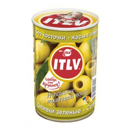 Оливки Itlv Зел с/к 314мл ж/б
