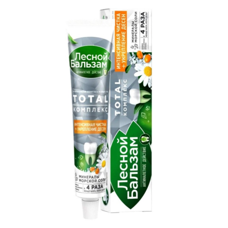 Паста Зубная Лесной Бальзам с Экстактоми Ромашки и Облепихи 75мл Кор