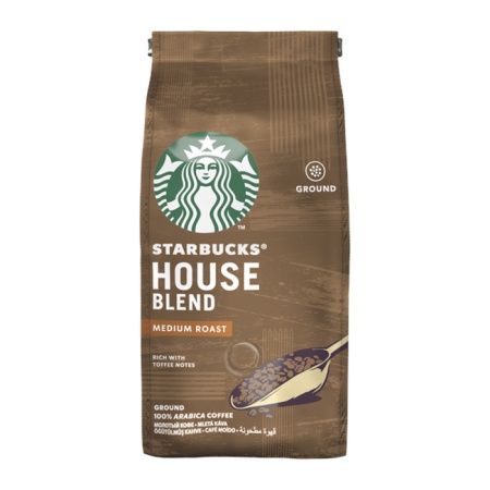 Кофе Starbucks House Blend Молотый 200гр стаб/б