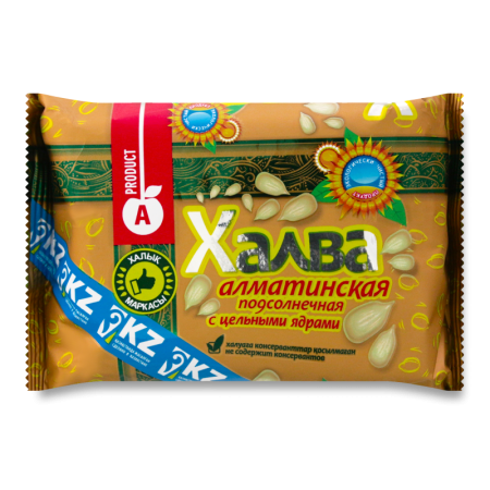 Халва Подсолнечная с Цельными Ядрами Алматинский Продукт м/у 275г