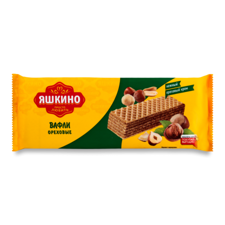 Вафли Ореховые Яшкино м/у 300г