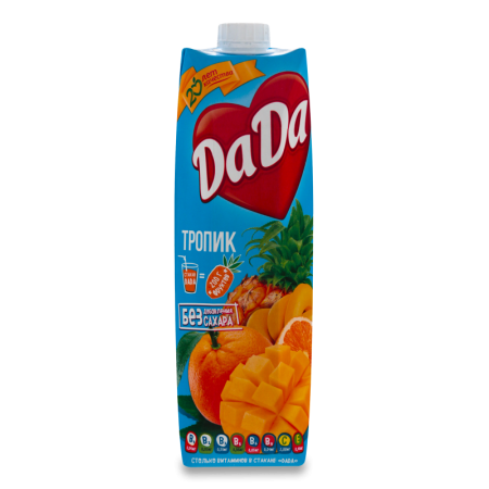 Сок да-да Тропик 0,95л Кбл