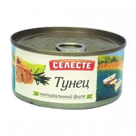 Тунец Селесте в/м 185гр ж/б