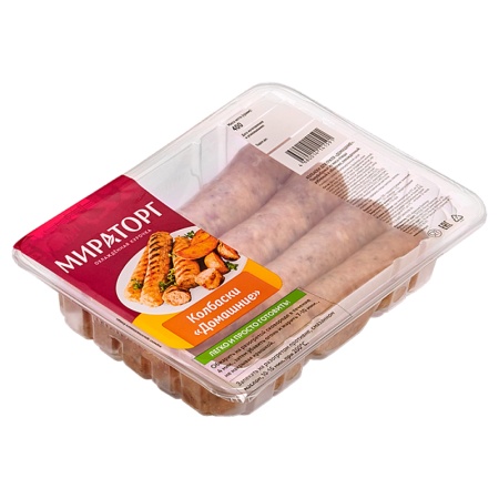 Колбаски Мираторг Домашние Куриные 400гр Лот