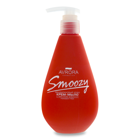 крем-мыло с Маслом Бабассу Мандариновый Краш Smoozy Avrora 350мл