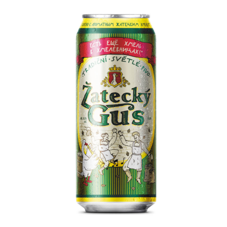 Пиво Zatecky Gus Светлое 4,6% 0,43л ж/б
