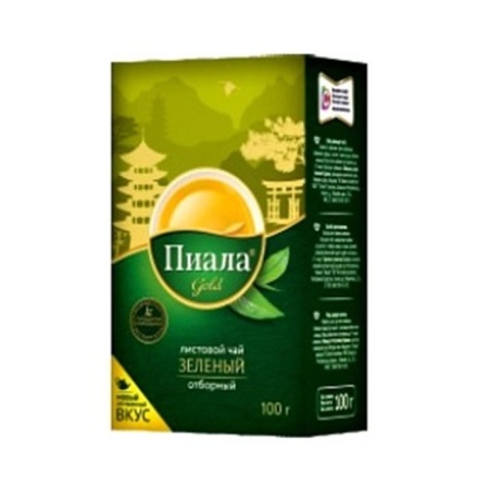 Чай Пиала Gold Листовой Зел 200гр Кор