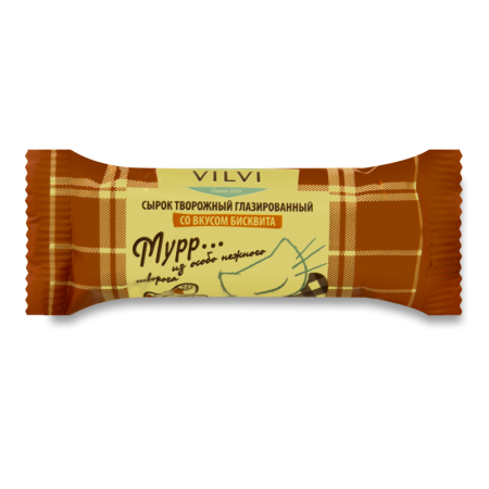 Сырок Глазированный 25% cо Вкусом Бисквита Vilvi м/у 40г