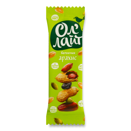 Батончик фруктово-ореховый Арахис ол'лайт м/у 30г