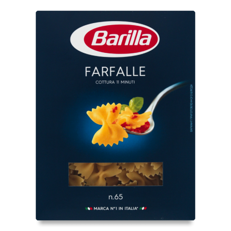 Изделия Макаронные Farfalle Barilla к/у 400г Изделия Макаронные Farfalle Barilla к/у 400г