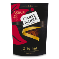 Кофе Натуральный Растворимый Сублимированный Original Carte Noire д/п 200г