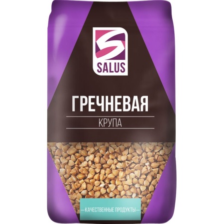 Крупа Salus Гречневая 800гр стаб/б