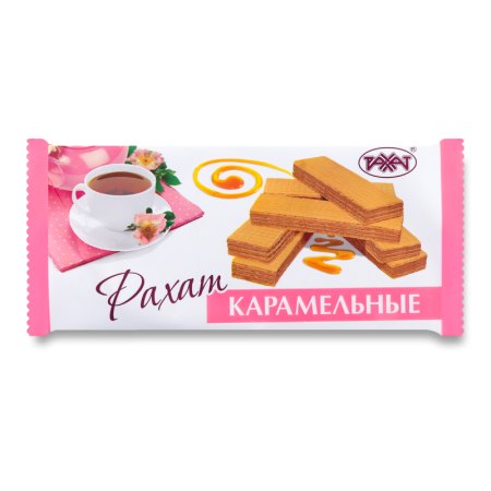 Вафли Рахат Карамельные 400гр фл/п