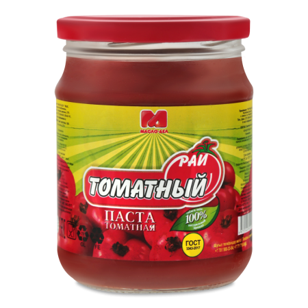 Паста Томатная Томатный Рай масло-дел с/б 500г