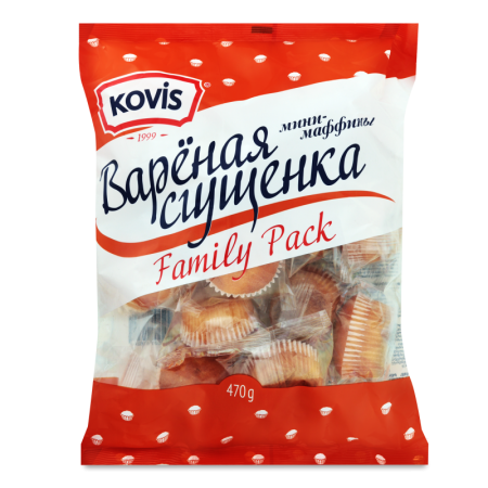 мини-маффины Варёная Сгущенка Kovis м/у 470г