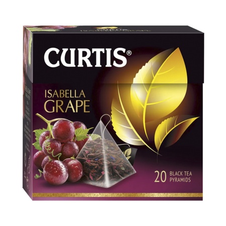 Чай Curtis Isabella Grape Черн 20 Пирамидок Кор