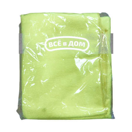 Салфетка Универсальная Всё в Дом Микрофибра 30*30см Пленка