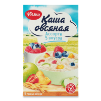 Крупа Овсяная Ассорти 5 Вкусов Увелка м/у 5х40г