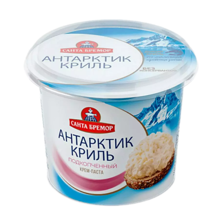 Паста Санта Бремор Антарктик Криль Подкопченный 150гр Стак