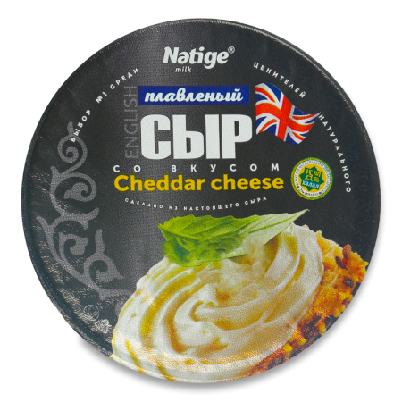 Сыр Плавленый 50% со Вкусом Cheddar Cheese Nәtige ст 140г