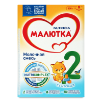Смесь Молочная Сухая с Пребиотиками Для Детей от 6мес №2 Малютка к/у 300г