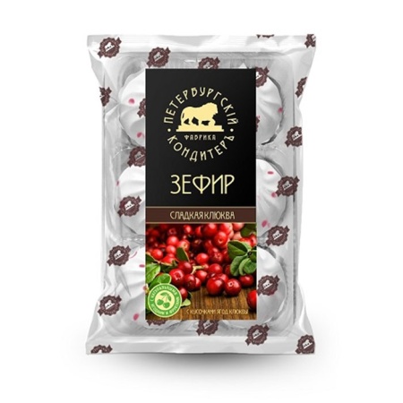 Зефир Сладкая Клюква Натур Ягоды Клюквы 310гр фл/п
