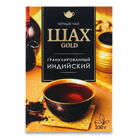 Чай Шах Gold Индийский Черн Гранул 230гр Кор