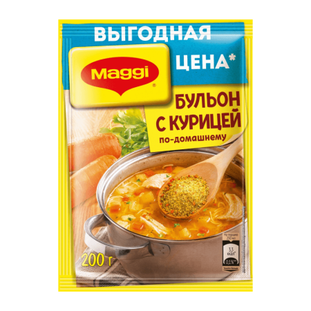 Бульон Maggi по-домашнему с Курицей 200гр Саше