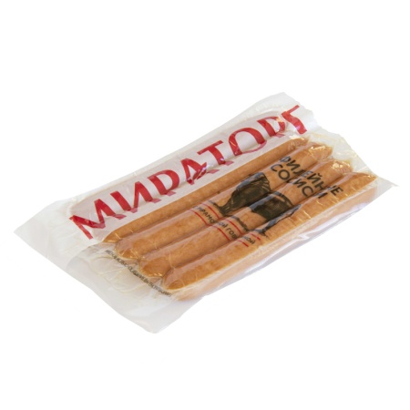 Сосиски Мираторг Филейные с Мраморной Говядиной 225гр в/у