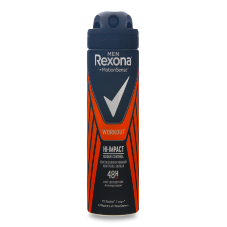 Антиперспирант Аэрозоль Workout Rexona Men 150мл