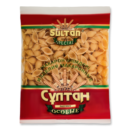 Изделия Макаронные Ракушки Особые Сұлтан м/у 400г