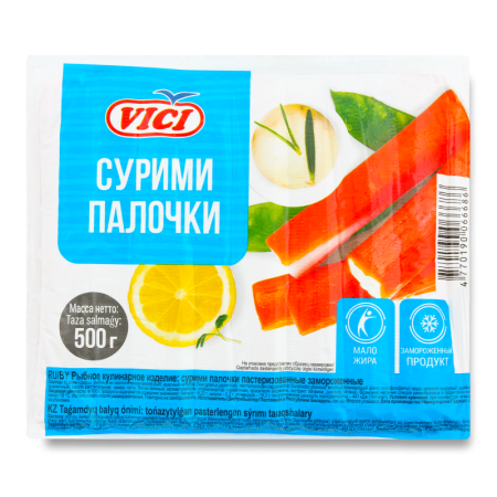 Палочки Сурими Замороженные Vici в/у 500г