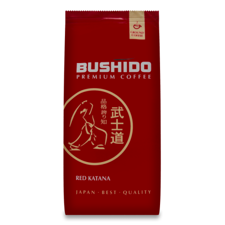 Кофе Натуральный Жареный Молотый Red Katana Bushido м/у 227г