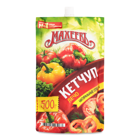 Кетчуп Махеев Лечо 500гр д/п