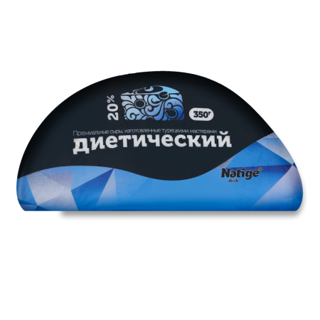 Сыр 20% Полутвердый Диетический Nәtige в/у 350г