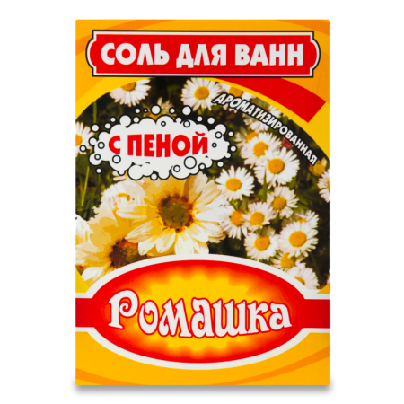 Соль д/ванн Бахташ Ромашка с Пеной 400гр Кор