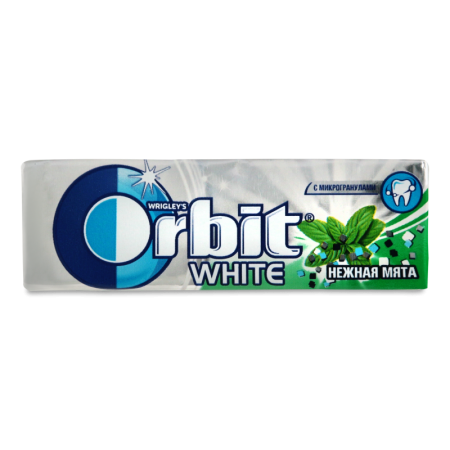 Резинка Жевательная Нежная Мята White Orbit м/у 13.6г