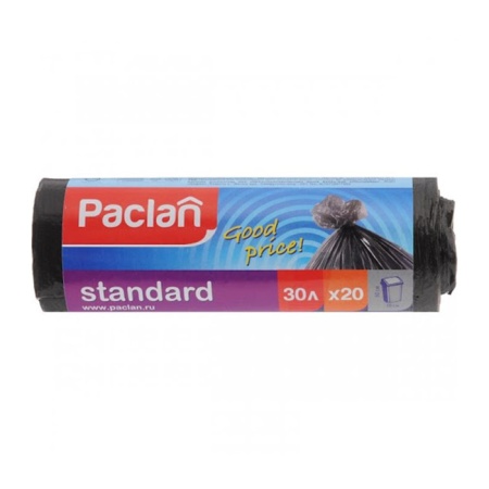 Пакеты Paclan д/мусора 30л 50х60см 20шт