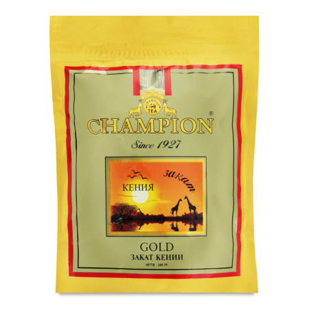 Чай Champion Закат Кении 200гр стаб/б Чай Champion Закат Кении 200гр стаб/б