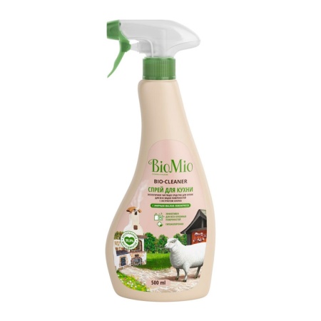 Спрей Biomio bio-kitchen Cleaner д/кухни Лемонграсс 0,5л фл