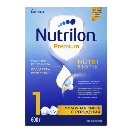 Смесь Nutrilon Молочная 1 с Рождения 600гр Кор
