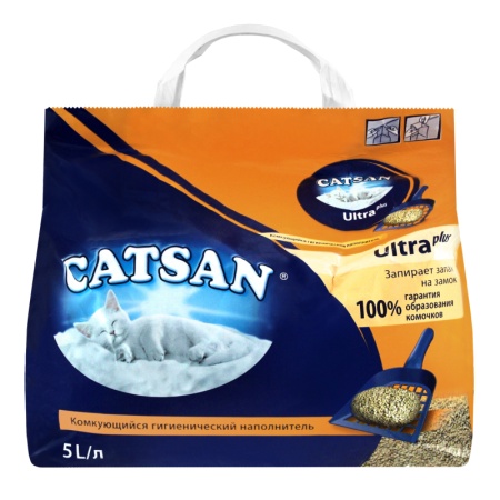 Наполнитель Для Кошачьих Туалетов Ultra Plus Catsan 5л