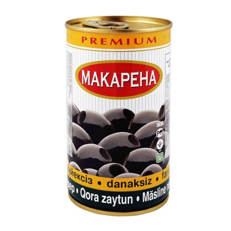 Оливки Makarena Черн б/к 350гр ж/б