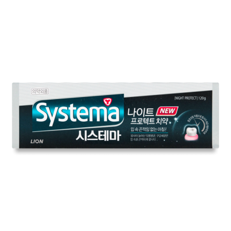 Паста Зубная cj Lion Systema Night Protect Ночная Защита 120гр Кор