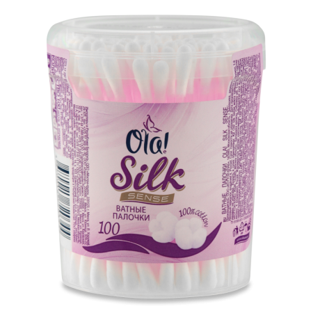 Палочки Ватные Silk Sense ola! 100шт