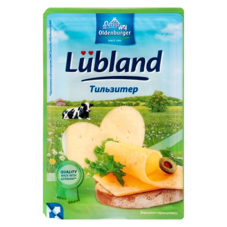 Сыр Oldenburger Тильзитер 50% Ломтики 125гр