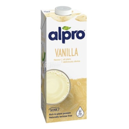 Напиток Alpro Soya Vanilla 1л Тва