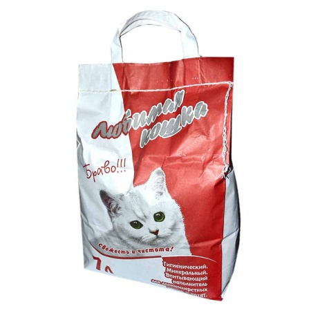 Наполнитель Любимая Кошка д/длинношерстных 7л Пакет