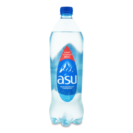 Вода Asu Газ 1л п/б