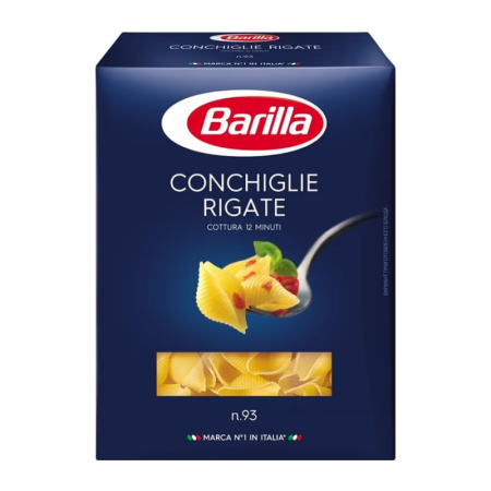 Макароны Barilla Conchiglie Rigate 450гр Кор